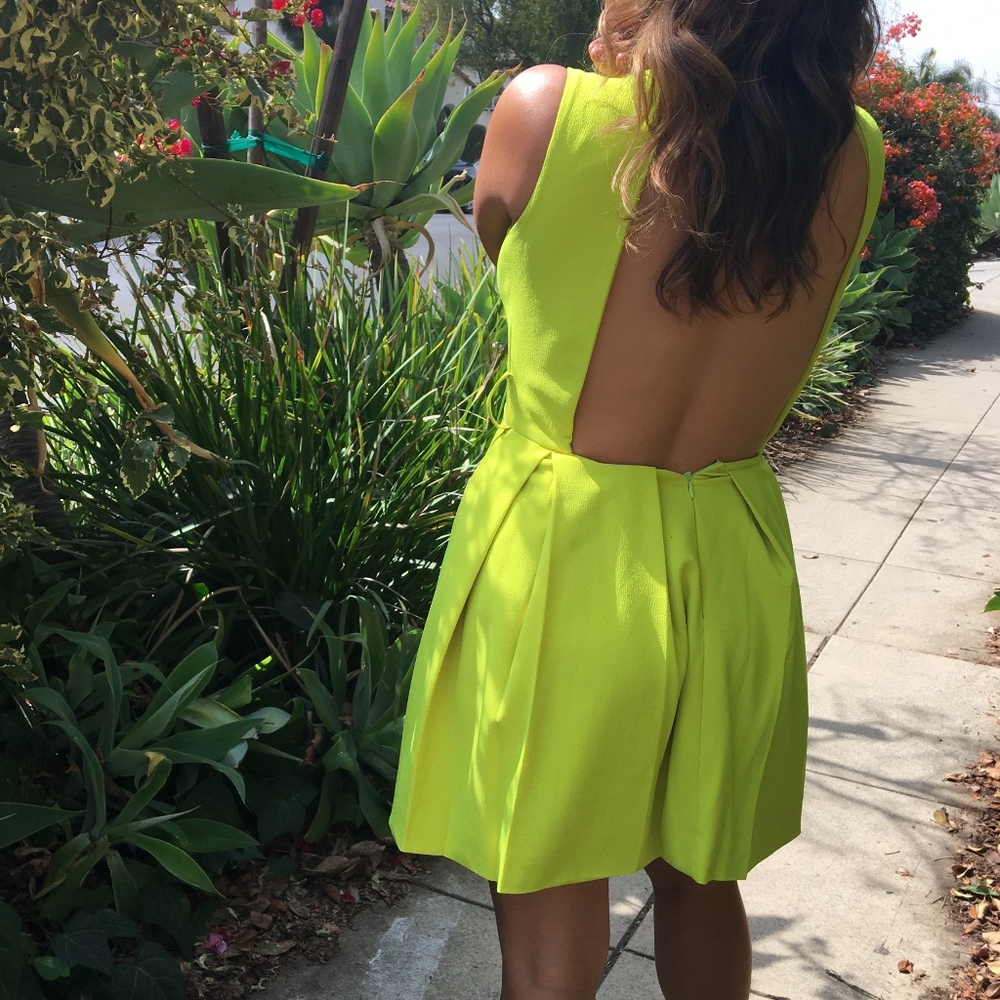 Neon cocktail dress - Picture 4 of 5